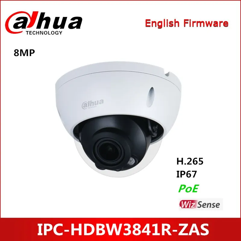 

Dahua 8MP IR вариофокальная купольная сетевая камера WizSense IPC-HDBW3841R-ZAS поддерживает макс. 256 G Micro SD карта IP-камера