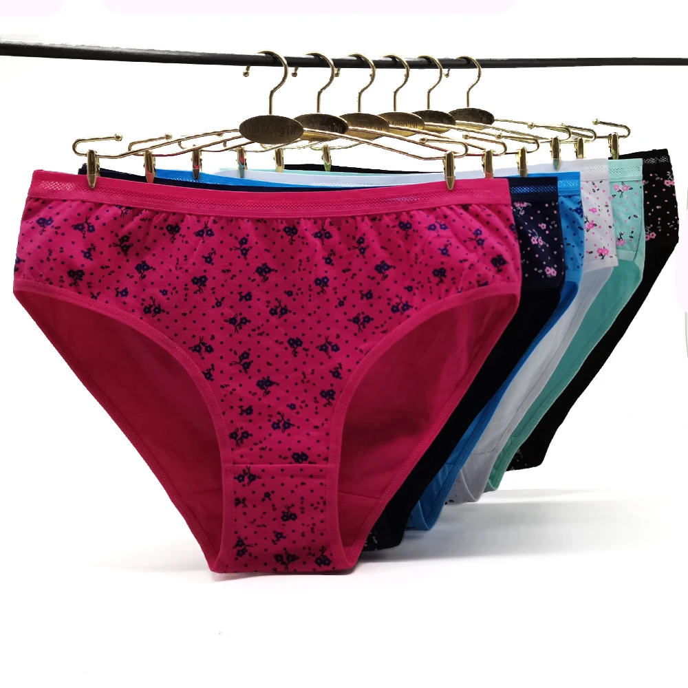 6 Pcs/Lot Fashion Women Cotton Panties Plus Size XXL-4XL Mid-waist Underwear Print Briefs Ladies Underpants Breathable Culottes
6 Pcs/Lot Fashion Women Cotton Panties Plus Size XXL-4XL Mid-waist Underwear Print Briefs Ladies Underpants Breathable Culottes