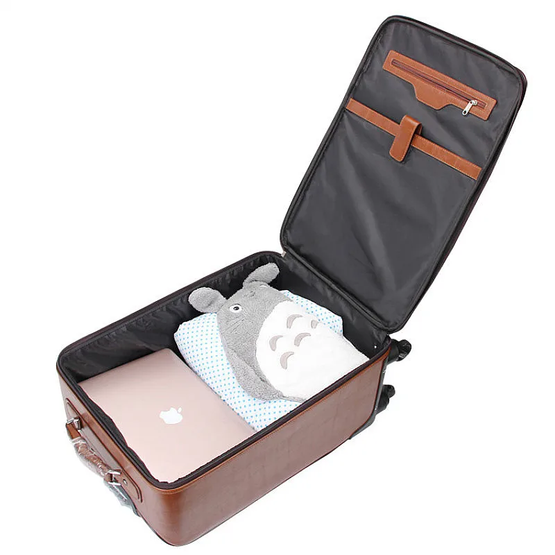PU Vintage suitcase,Business universal wheel trunk,Fashion trolley case,Trolley bag,Light porble luggage,20 inch Boarding BOX
PU Vintage suitcase,Business universal wheel trunk,Fashion trolley case,Trolley bag,Light porble luggage,20 inch Boarding BOX