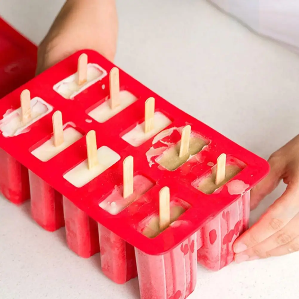 10 Grids Food grade Ice Mold Low Temperature Resistant Sturdy Silicone Ice Cream Maker Mold for Kitchen Cafe Bar
10 Grids Food grade Ice Mold Low Temperature Resistant Sturdy Silicone Ice Cream Maker Mold for Kitchen Cafe Bar
