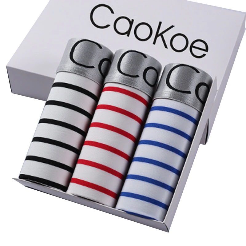 New 3Pcs/Lot Men's Underwear Youth Fashion Striped Boxer Short Comfortable Breathable Underpante Modal Sexy Men's Underwear Hot
New 3Pcs/Lot Men's Underwear Youth Fashion Striped Boxer Short Comfortable Breathable Underpante Modal Sexy Men's Underwear Hot