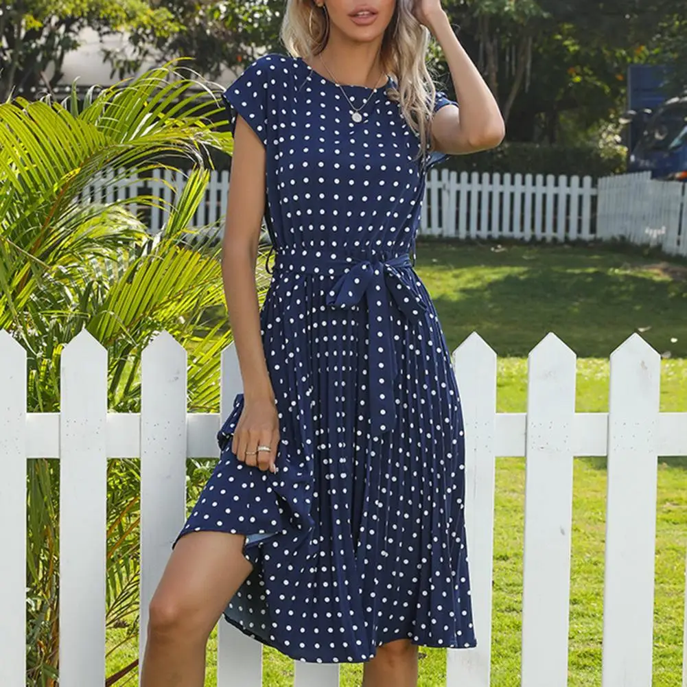 Polka Dots Woman Dress Summer Sexy Short Sleeve A-Line Dress for Women Loose A-Line Midi Dress Vacation Beach Dress vestidos
Polka Dots Woman Dress Summer Sexy Short Sleeve A-Line Dress for Women Loose A-Line Midi Dress Vacation Beach Dress vestidos
