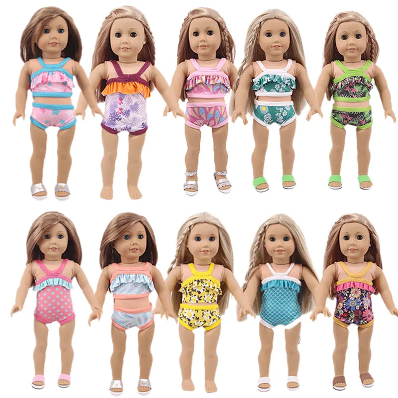 Doll Swimsuit Clothes Fit 18Inch American&43CM Reborn New Born Baby Doll Clothes Accessories Nenuco Ropa Generation Girl DIY Toy 
Doll Swimsuit Clothes Fit 18Inch American&43CM Reborn New Born Baby Doll Clothes Accessories Nenuco Ropa Generation Girl DIY Toy