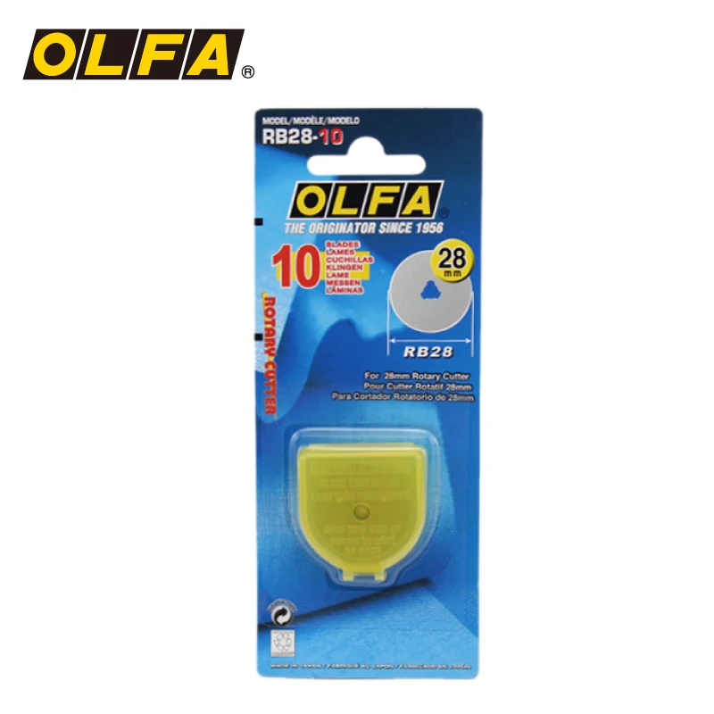 OLFA original hob imported from Japan, round cutter alternative edge 28mm hob blade RB28-10
OLFA original hob imported from Japan, round cutter alternative edge 28mm hob blade RB28-10