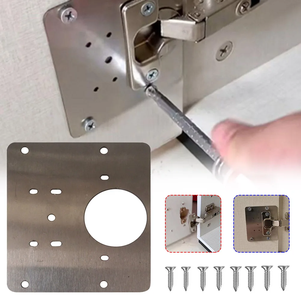 Stainless Steel Hinge Kitchen Cupboard Door Hinge Repair Kit Cabinet Hinge Repair Side Panels Mount Repair Installer Fixed Plate
Stainless Steel Hinge Kitchen Cupboard Door Hinge Repair Kit Cabinet Hinge Repair Side Panels Mount Repair Installer Fixed Plate