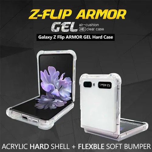 Casing Samsung Galaxy Z Flip Armor Gel Hard Case Air Cushion Transparent Case Full Cover Transparent Case
Casing Samsung Galaxy Z Flip Armor Gel Hard Case Air Cushion Transparent Case Full Cover Transparent Case
