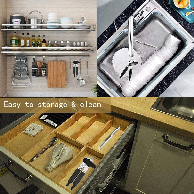 Hand-Held Can Opener,Manual Can Opener,Ergonomic Smooth Edge Manual Bottle Opener and Can Opener,Including Peeler(1 PCS)
Hand-Held Can Opener,Manual Can Opener,Ergonomic Smooth Edge Manual Bottle Opener and Can Opener,Including Peeler(1 PCS)