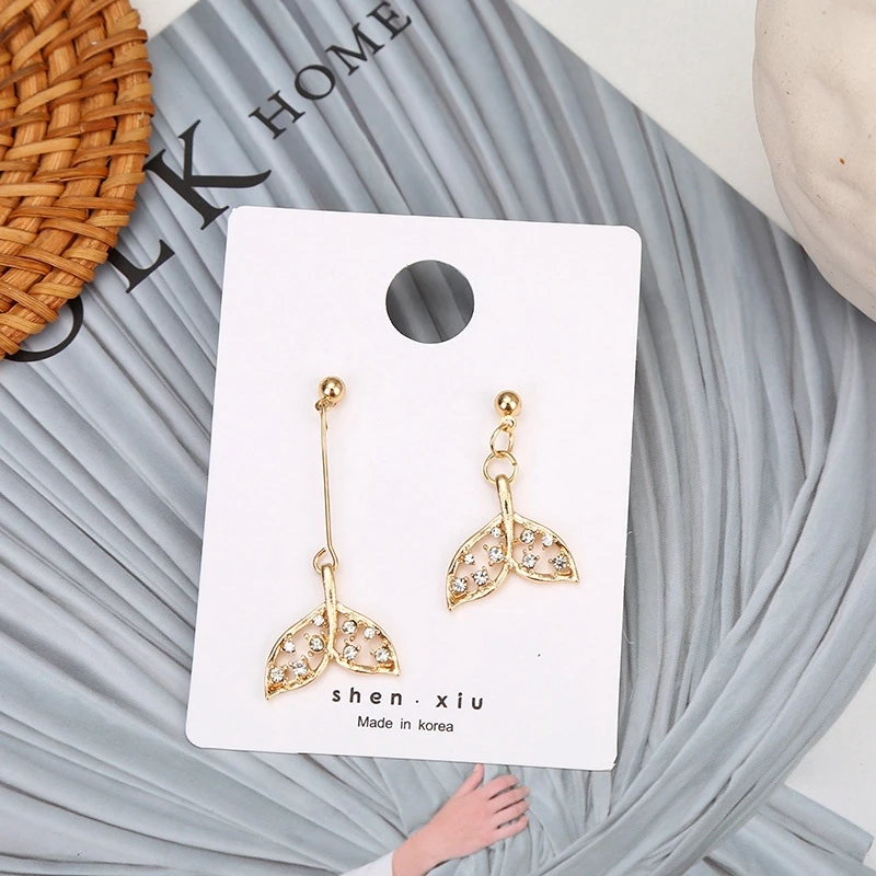 12 PCS/lot Fringed Asymmetric Fishtail Earrings Transparent Heart Shape Long Dangle Earrings Big Drop Earrings for Women Jewelry
12 PCS/lot Fringed Asymmetric Fishtail Earrings Transparent Heart Shape Long Dangle Earrings Big Drop Earrings for Women Jewelry