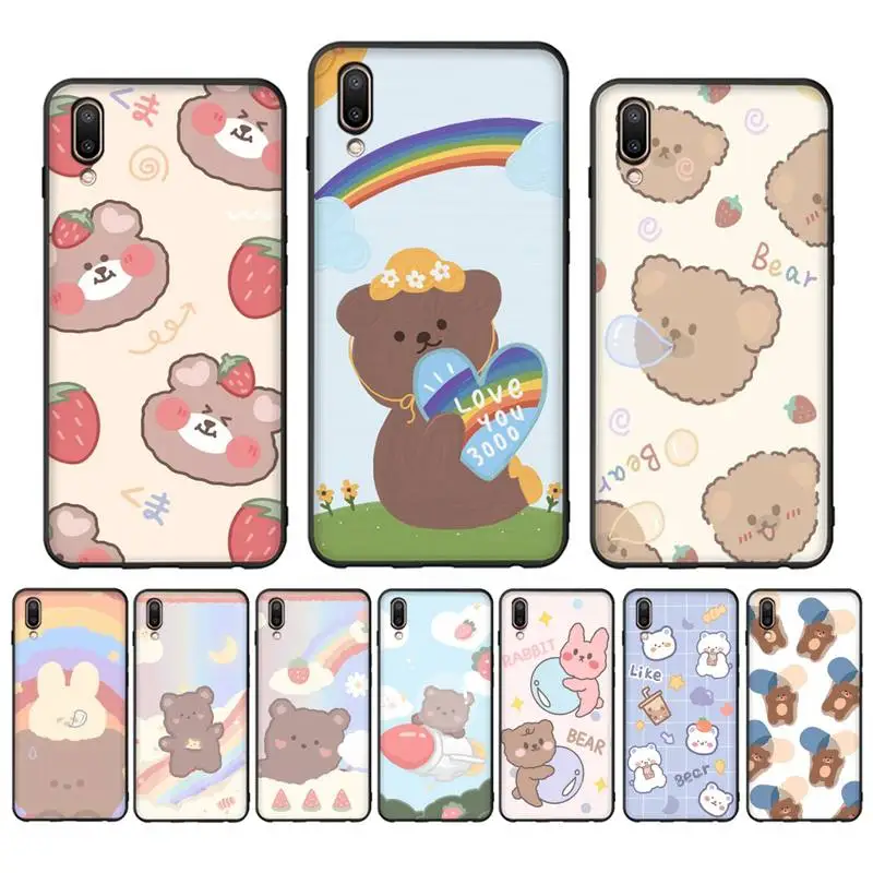 Cute Bear Cartoon Phone Case Case For Oppo Reno Realme C3 6Pro Cover For vivo Y91C Y17 Y19 Funda Capa
Cute Bear Cartoon Phone Case Case For Oppo Reno Realme C3 6Pro Cover For vivo Y91C Y17 Y19 Funda Capa