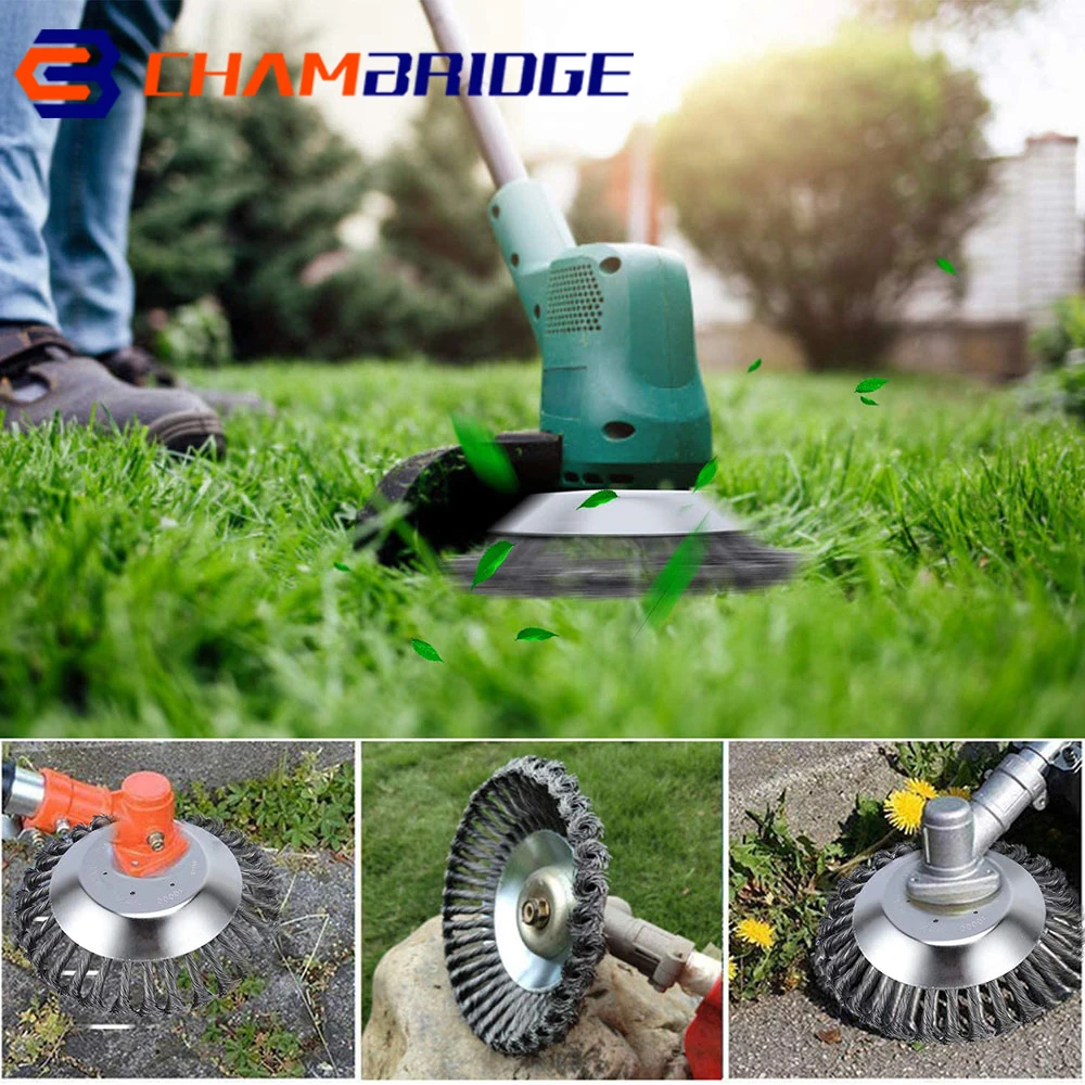 150mm 200mm Steel Wire Grass Trimmer Head Rounded Edge Weed Trimmer Head Grass Brush Removal Grass Tray Plate for Lawnmower
150mm 200mm Steel Wire Grass Trimmer Head Rounded Edge Weed Trimmer Head Grass Brush Removal Grass Tray Plate for Lawnmower