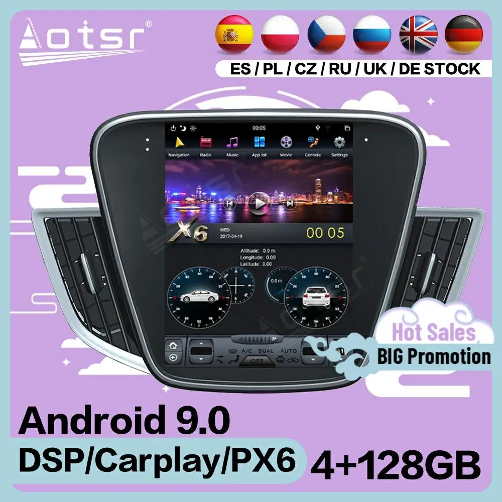 4+128G Tesla Screen Multimedia Stereo Android 9 Player For Chevrolet Cavalier 2016 2017 2018 GPS Navigation Receiver Head Unit
4+128G Tesla Screen Multimedia Stereo Android 9 Player For Chevrolet Cavalier 2016 2017 2018 GPS Navigation Receiver Head Unit