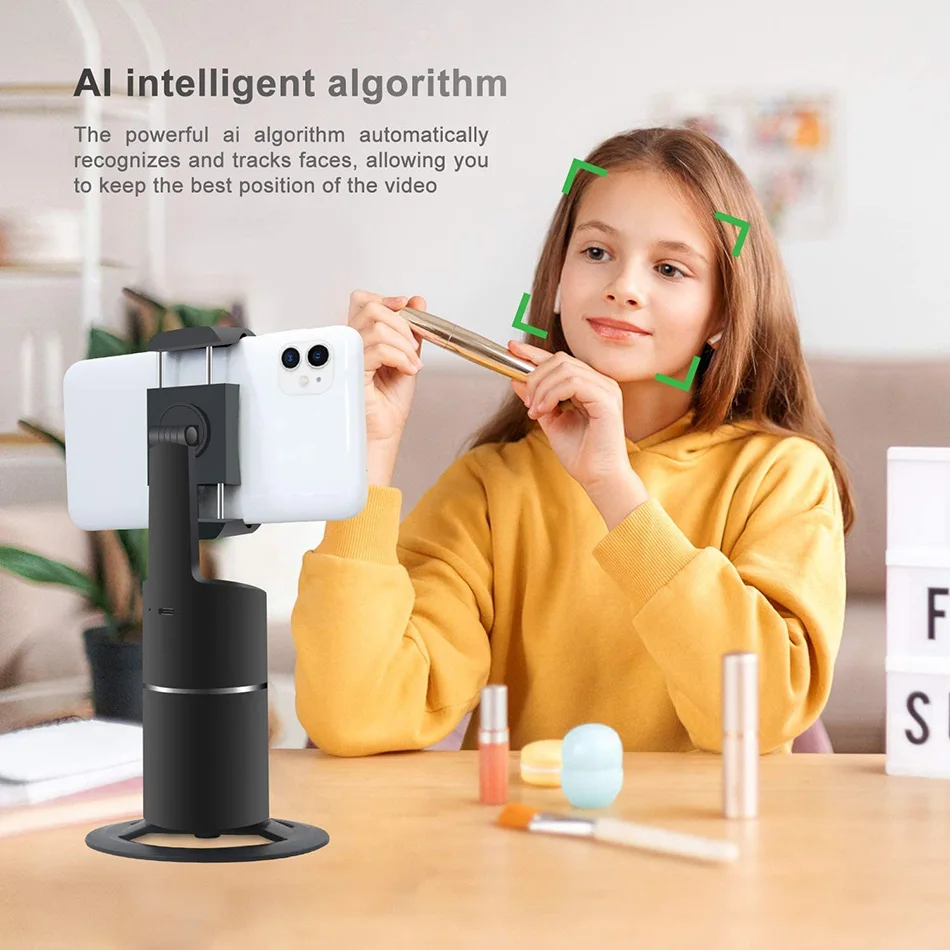 360° Rotate AI Auto Face Track Gimbal Stabilizer Smartphone Mount For iPhone Mobile Phone Holder Smart Shoot Selfie Stick Vlog
360° Rotate AI Auto Face Track Gimbal Stabilizer Smartphone Mount For iPhone Mobile Phone Holder Smart Shoot Selfie Stick Vlog