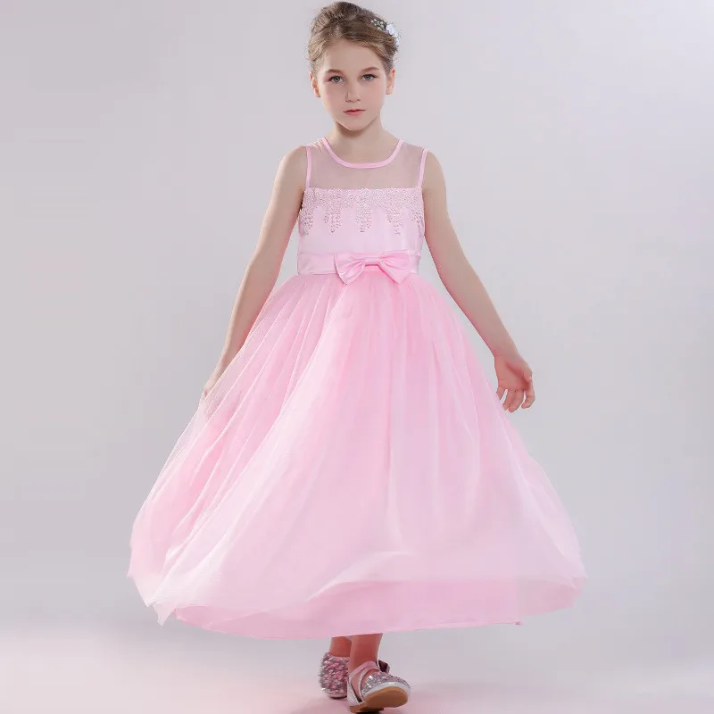 Baby Girl Princess Performance Show Dresses Girls Spring Summer Sleeveless Bow Pink Floral Appliques Birthday Baptism Ball Gown
Baby Girl Princess Performance Show Dresses Girls Spring Summer Sleeveless Bow Pink Floral Appliques Birthday Baptism Ball Gown