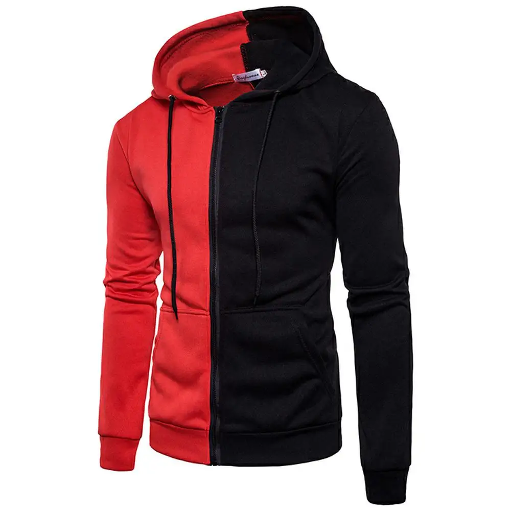 Men's Spring and Autumn New Color Combination Large Size Long Sleeve Sweater Men's Korean Slim Hooded Thick Jacket
Men's Spring and Autumn New Color Combination Large Size Long Sleeve Sweater Men's Korean Slim Hooded Thick Jacket