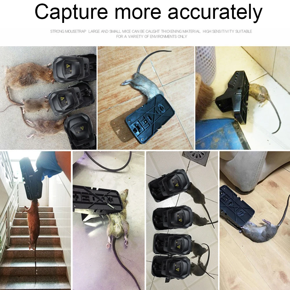 1pcs Reusable Plastic Rat Catching Mice Mouse Traps Mousetrap Bait Snap Spring Rodent Catcher Pest Control
1pcs Reusable Plastic Rat Catching Mice Mouse Traps Mousetrap Bait Snap Spring Rodent Catcher Pest Control