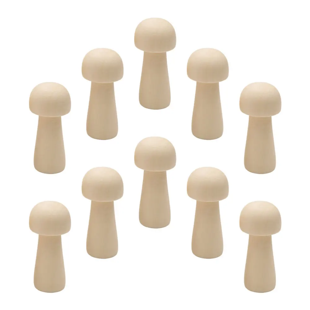 10pcs Small Wooden Mushroom Head Sculpture Doll DIY Painting Graffiti Ornament Puppet Toys for Kids Children Home Decor Supplies
10pcs Small Wooden Mushroom Head Sculpture Doll DIY Painting Graffiti Ornament Puppet Toys for Kids Children Home Decor Supplies