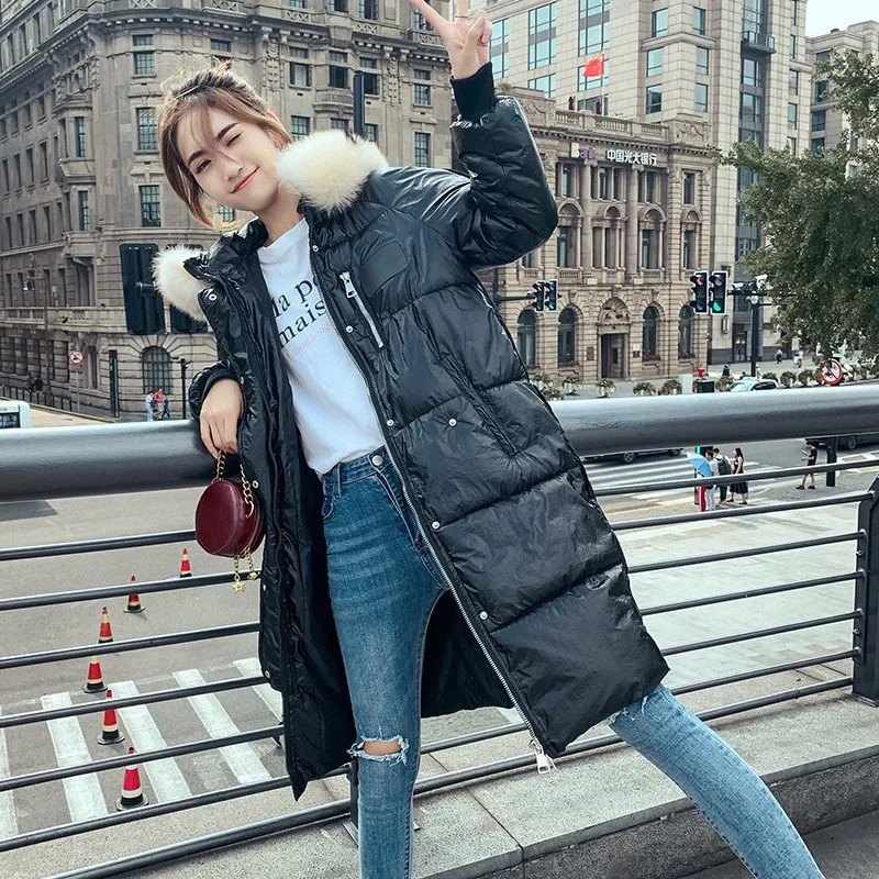 Autumn Winter Women Cotton Parkas Coats With Faux Fur Hoody Lady X-Long Outwear Overcoat LF2169
Autumn Winter Women Cotton Parkas Coats With Faux Fur Hoody Lady X-Long Outwear Overcoat LF2169