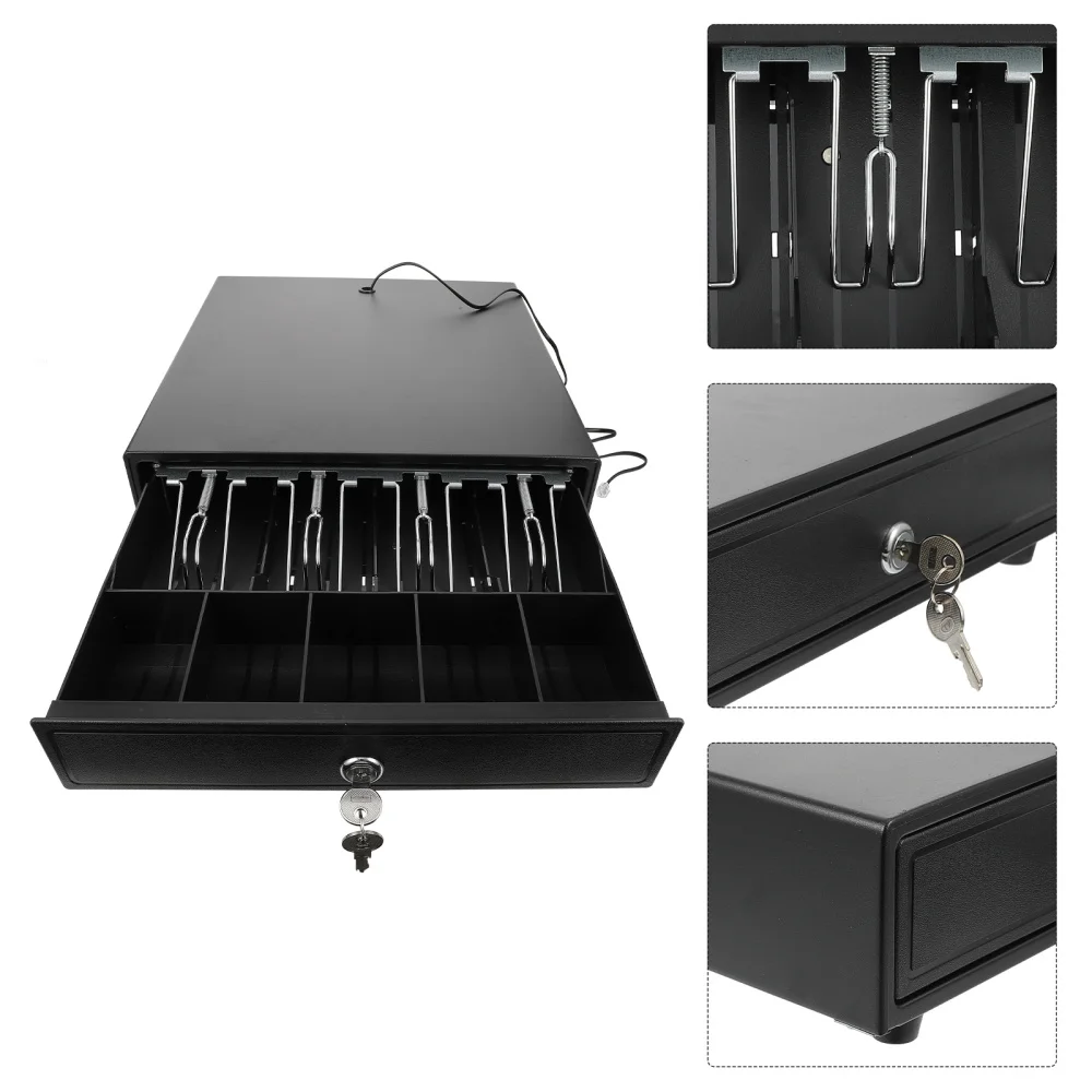 Portable Mini Cash Register Drawer 2 Tier Cash Tray Small Money Drawer with Lock 
Portable Mini Cash Register Drawer 2 Tier Cash Tray Small Money Drawer with Lock