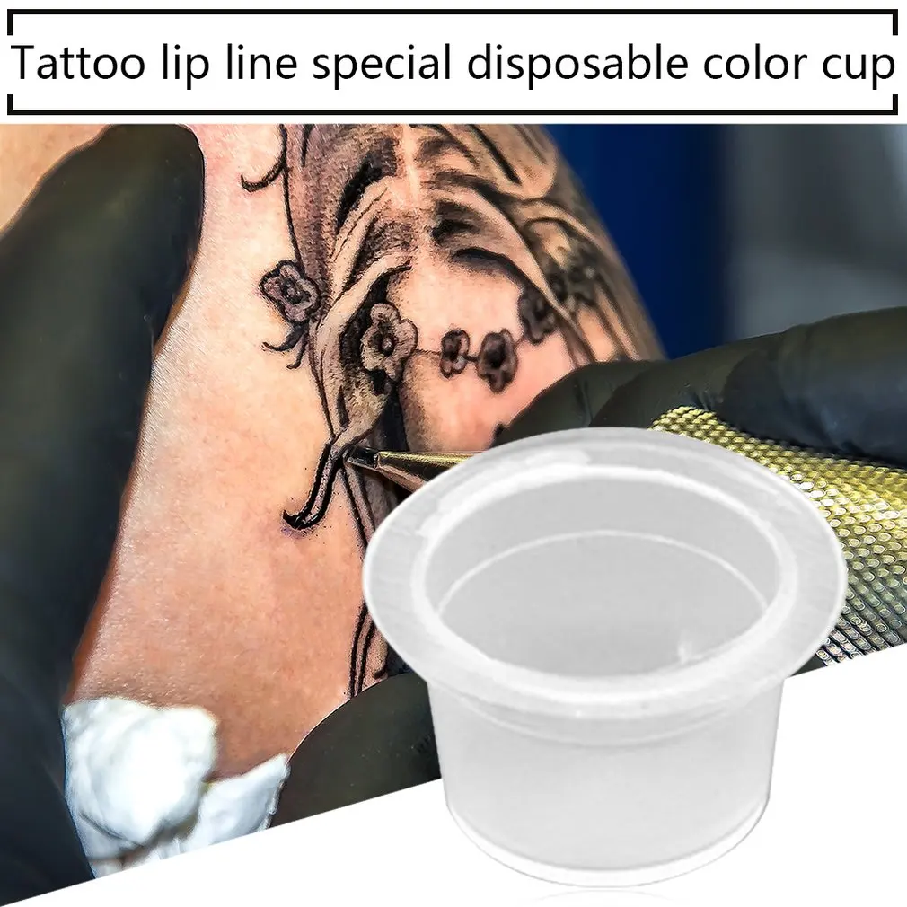 100PCS Plastic Disposable Microblading Tattoo Ink Cups Permanent Makeup Pigment Clear Holder Container Cap Tattoo Accessory
100PCS Plastic Disposable Microblading Tattoo Ink Cups Permanent Makeup Pigment Clear Holder Container Cap Tattoo Accessory