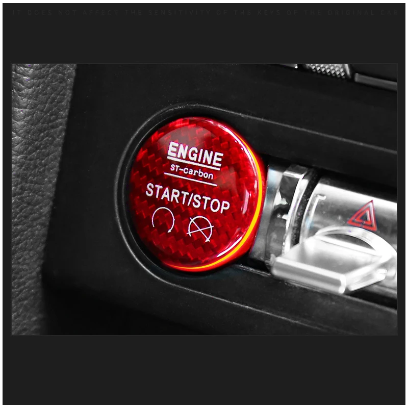 QHCP Car Engine Start Stop Button Decorative Covers Carbon Fiber Stickers Fit For Ford Mustang 2015-2020 Car Styling Accessories
QHCP Car Engine Start Stop Button Decorative Covers Carbon Fiber Stickers Fit For Ford Mustang 2015-2020 Car Styling Accessories