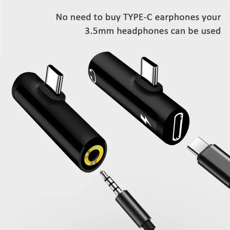 New 2 In 1 Type C To 3.5mm Jack Earphone Charging Converter USB Type-C Audio Adapter For Xiaomi 6 Huawei Mate 10 Type C Phones
New 2 In 1 Type C To 3.5mm Jack Earphone Charging Converter USB Type-C Audio Adapter For Xiaomi 6 Huawei Mate 10 Type C Phones