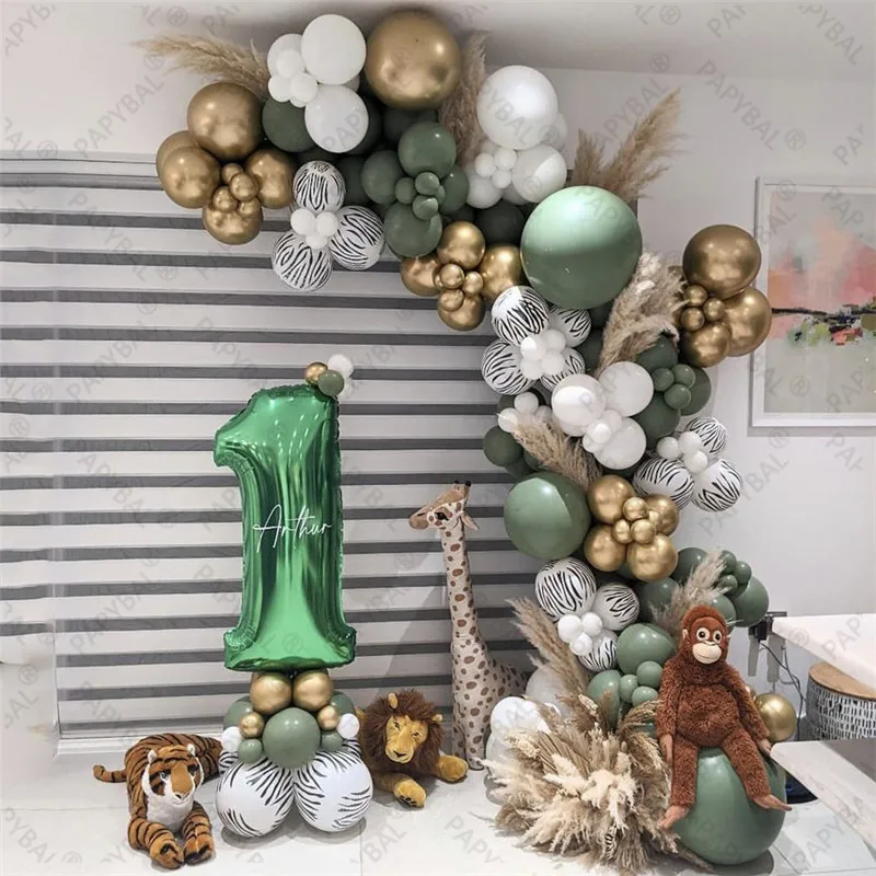 136pcs Avocado Green Balloon Garland Arch Kit 1st Kids Birthday Party Decors Ballons Jungle Safari Party Supplies Baby Shower 
136pcs Avocado Green Balloon Garland Arch Kit 1st Kids Birthday Party Decors Ballons Jungle Safari Party Supplies Baby Shower