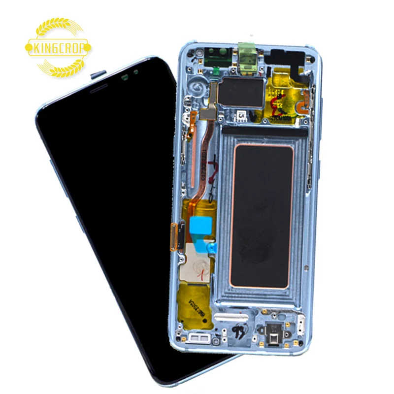Mobile phone LCD display with frame for samsung Galaxy S8 G950 G950F LCD display screen
Mobile phone LCD display with frame for samsung Galaxy S8 G950 G950F LCD display screen