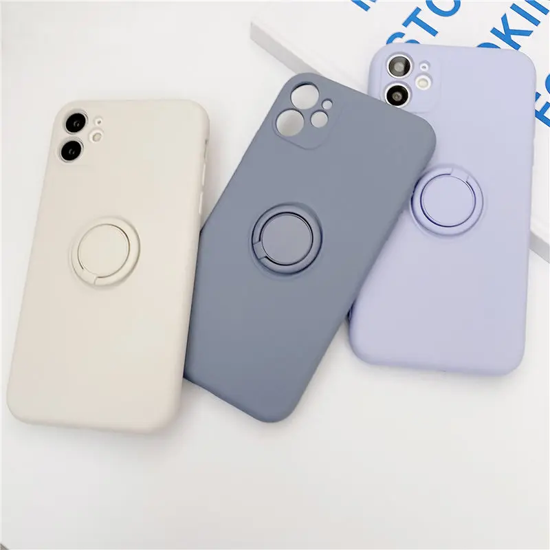 Liquid Silicone Ring Stand Phone Case For iPhone 12 11 Pro Max X XR XS Max 12 Mini SE2020 7 8 Plus Shockproof Soft Back Cover
Liquid Silicone Ring Stand Phone Case For iPhone 12 11 Pro Max X XR XS Max 12 Mini SE2020 7 8 Plus Shockproof Soft Back Cover