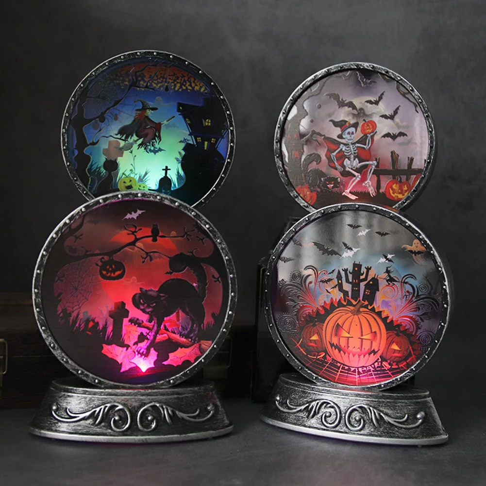 Halloween Theme Retro Copper Mirror Light LED Skeleton Witch Pumpkin Cat Nightlight Ornament Festival Home Party Table Lamp
Halloween Theme Retro Copper Mirror Light LED Skeleton Witch Pumpkin Cat Nightlight Ornament Festival Home Party Table Lamp