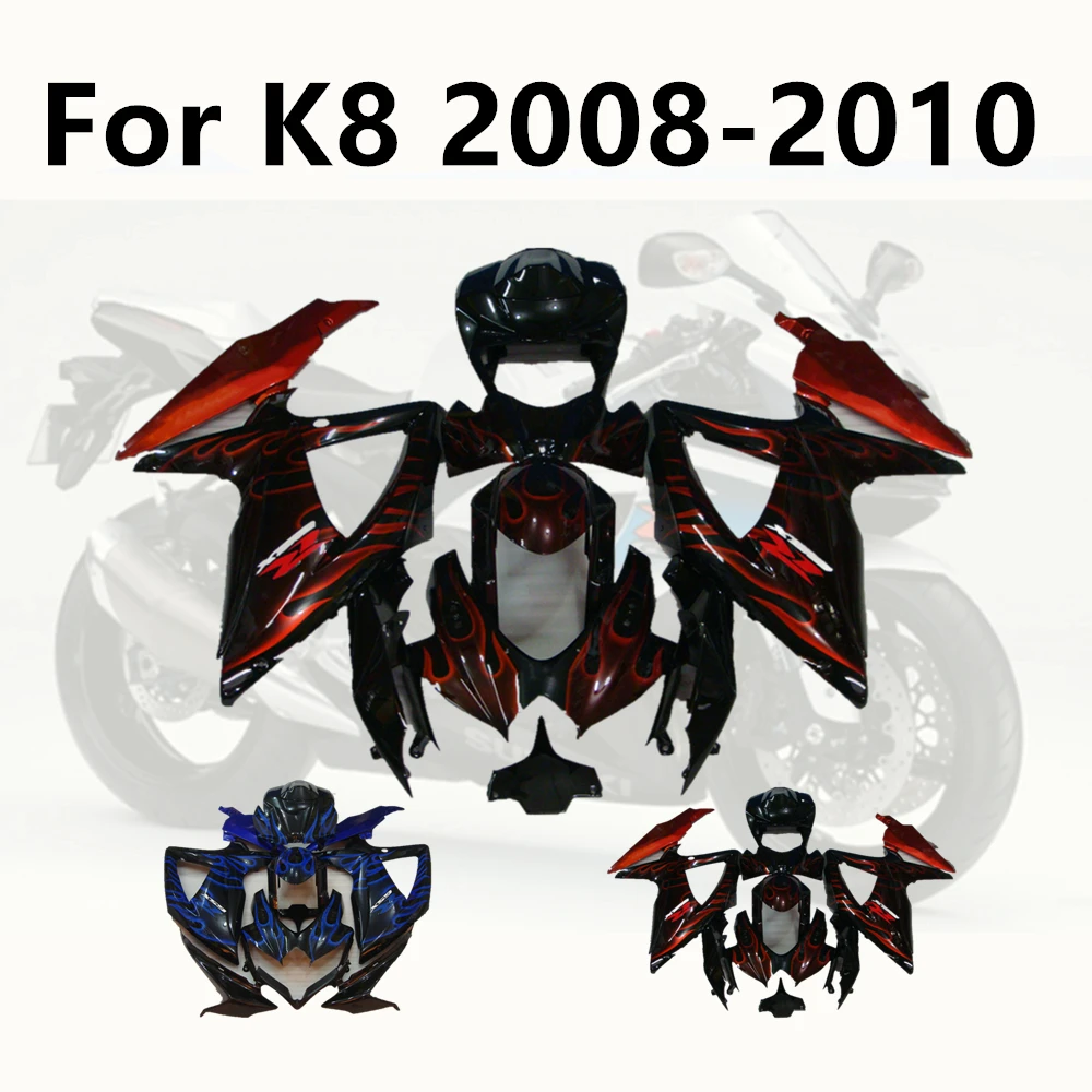 Motorcycle Injection ABS Flame Version Flower Fairing Kits for Suzuki GSXR600-750 08-10 K8 Year 2008 2009 2010Sportbike Cowling
Motorcycle Injection ABS Flame Version Flower Fairing Kits for Suzuki GSXR600-750 08-10 K8 Year 2008 2009 2010Sportbike Cowling
