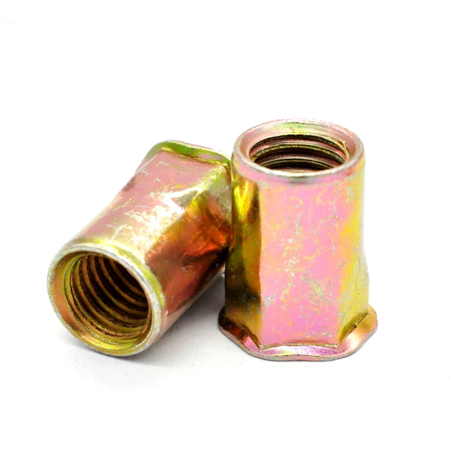 m4 m5 m6 m8 m10 m12 Rivet Nut,Carbon Steel Countersunk Head Semi-hex Body Rivet Nut ,K004
m4 m5 m6 m8 m10 m12 Rivet Nut,Carbon Steel Countersunk Head Semi-hex Body Rivet Nut ,K004