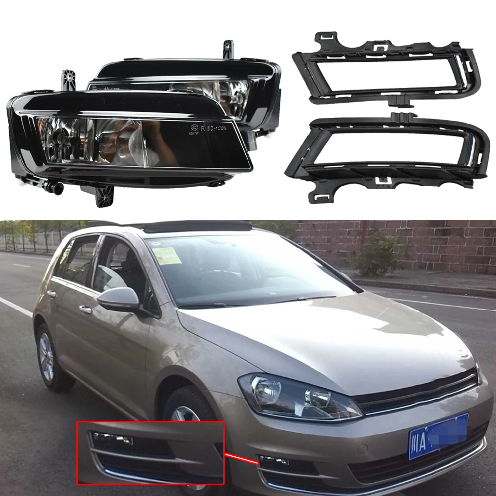 Fog Light For VW Golf 7 A7 MK7 2014 2015 2016 2017 2018 Halogen fog light fog lights With Wiring Grilles Harness Switch Kit
Fog Light For VW Golf 7 A7 MK7 2014 2015 2016 2017 2018 Halogen fog light fog lights With Wiring Grilles Harness Switch Kit
