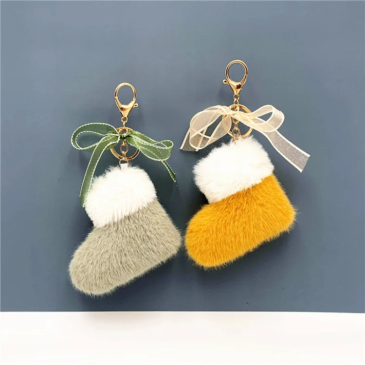 High Quality Plush Christmas Shoes Keychains Lovely Car Keychains Fashion Bag Accessory Xmas Gift keyring 
High Quality Plush Christmas Shoes Keychains Lovely Car Keychains Fashion Bag Accessory Xmas Gift keyring