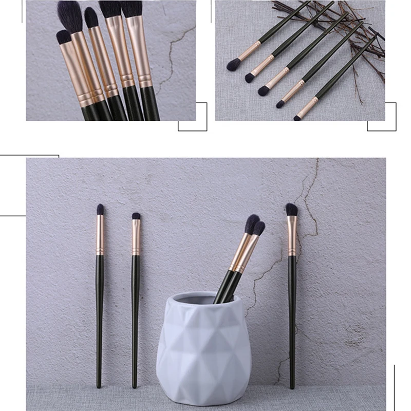 5Pcs High Quality Goat Wool Makeup Brush Set Eyeshadow Concealer Matte Brush Professional Shadow Kit Multi-Functional
5Pcs High Quality Goat Wool Makeup Brush Set Eyeshadow Concealer Matte Brush Professional Shadow Kit Multi-Functional