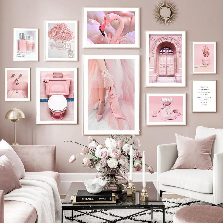 Pink Girl Perfume Bathtub Phone Heels Flower Toilet Fashion Wall Art Canvas Painting Posters And Prints Living Room Nordic Decor
Pink Girl Perfume Bathtub Phone Heels Flower Toilet Fashion Wall Art Canvas Painting Posters And Prints Living Room Nordic Decor