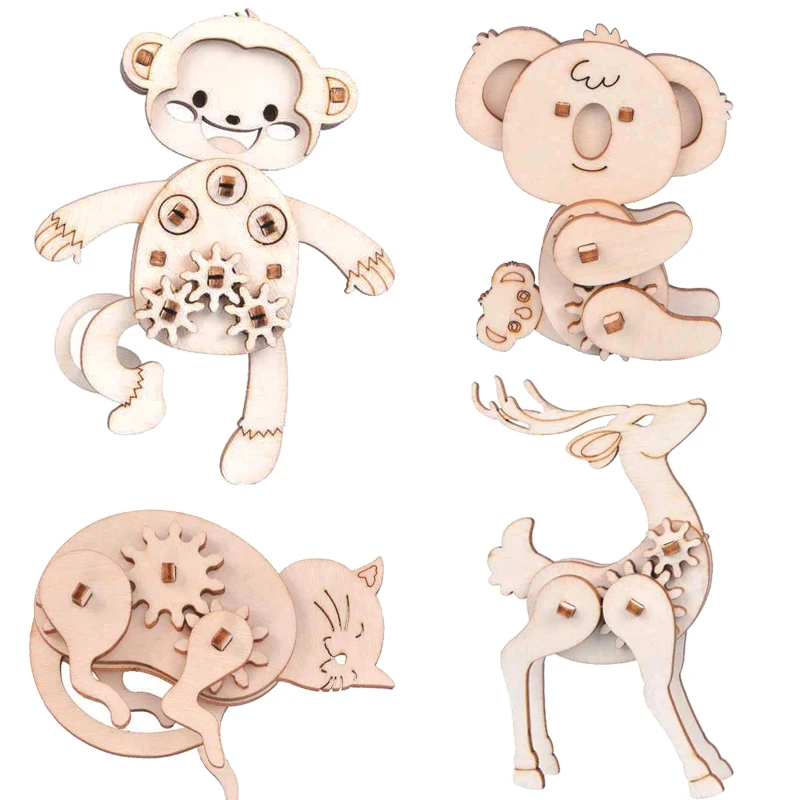 1Pcs Children 3D Animal Wooden Puzzle Jigsaw Toys for Kids Brain Training Intelligent Early Educational Toys Animal Puzzles Game
1Pcs Children 3D Animal Wooden Puzzle Jigsaw Toys for Kids Brain Training Intelligent Early Educational Toys Animal Puzzles Game