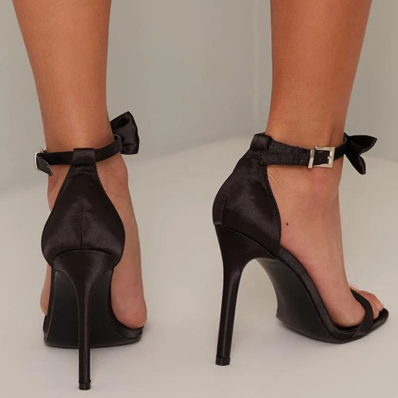 High Heels Summer Solid Color Satin Bow Strappy Casual Women Sandals Thin Heels Party Female Shoes Ladies Pumps Mujer Zapatos
High Heels Summer Solid Color Satin Bow Strappy Casual Women Sandals Thin Heels Party Female Shoes Ladies Pumps Mujer Zapatos
