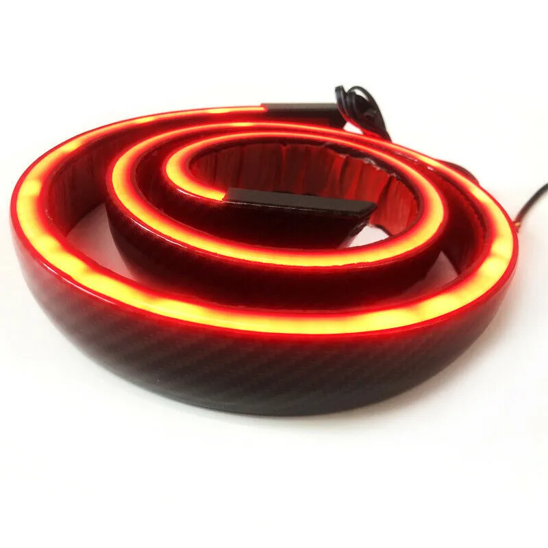 Universal LED Car Brake Light Trims Tail Bar High Mount Stop Strips Lamps Carbon Fiber Surface 130CM Car LED Spoiler
Universal LED Car Brake Light Trims Tail Bar High Mount Stop Strips Lamps Carbon Fiber Surface 130CM Car LED Spoiler