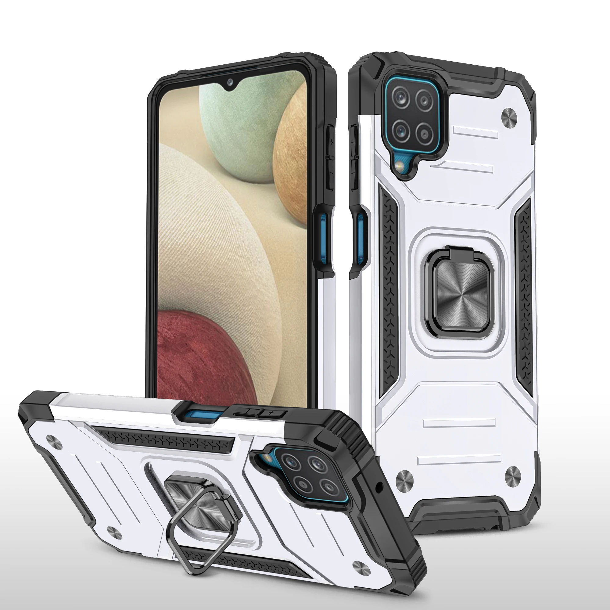 Armor Phone Case For Samsung Galaxy A12 4G 5G A32 A52 A72 A42 A22 A82 A90 Shockproof Anti-fall Metal Ring Car Stand Back Cover
Armor Phone Case For Samsung Galaxy A12 4G 5G A32 A52 A72 A42 A22 A82 A90 Shockproof Anti-fall Metal Ring Car Stand Back Cover