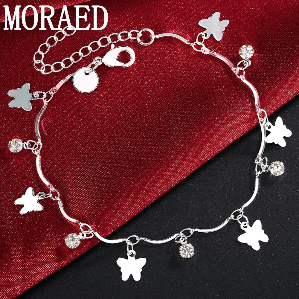 925 Sterling Silver Butterfly AAA Zircon Bracelet For Women Fashion Wedding Engagement Party New Charm Jewelry
925 Sterling Silver Butterfly AAA Zircon Bracelet For Women Fashion Wedding Engagement Party New Charm Jewelry
