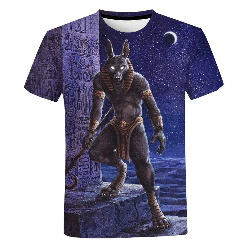 Summer new 3D printing men's T-shirt ancient Egypt casual short-sleeved boys and girls round neck short sleeves
Summer new 3D printing men's T-shirt ancient Egypt casual short-sleeved boys and girls round neck short sleeves