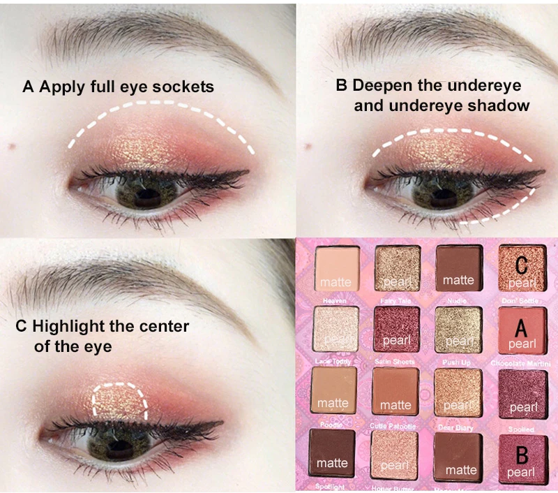 Beauty Glazed Eyeshadow Palette Glitter Highlighter Colorful Shadows Pigment Shimmer Shiny Makeups Women's Cosmetics Maquiagem 
Beauty Glazed Eyeshadow Palette Glitter Highlighter Colorful Shadows Pigment Shimmer Shiny Makeups Women's Cosmetics Maquiagem