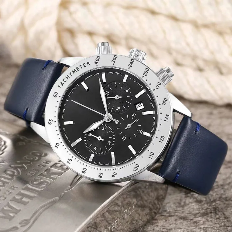 

Quartz Watch Top Brand Luxury Men Watch Casual Sports Waterproof Fashion Leather Watch Male Monterey homme Zegarek kwarcowy