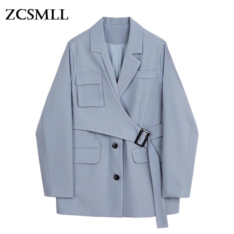 ZCSMLL Patchwork Blazer For Women Notched Long Sleeve Sashes Pockets Large Size Casual Coats Female 2021 Autumn New Clothing
ZCSMLL Patchwork Blazer For Women Notched Long Sleeve Sashes Pockets Large Size Casual Coats Female 2021 Autumn New Clothing