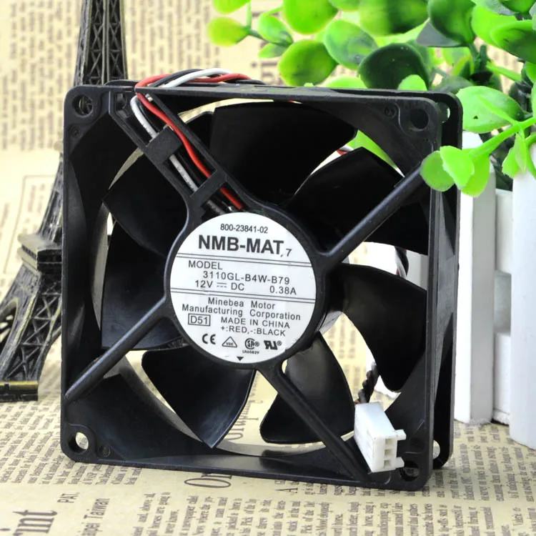Новый 3110KL-04W-B79 DC12V 0.38A() 3 wires8025 защиты электродвигателя Вентилятор охлаждения
Новый 3110KL-04W-B79 DC12V 0.38A() 3 wires8025 защиты электродвигателя Вентилятор охлаждения