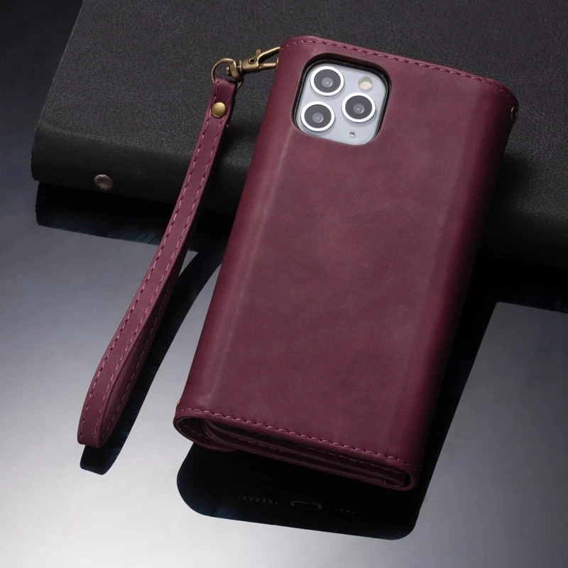 New Flip Cover Detachable Magnet Closure Handbag For iPhone12 Mini 11 Pro Max X XS XR 7 8Plus Zipper Leather Wallet Phone Case
New Flip Cover Detachable Magnet Closure Handbag For iPhone12 Mini 11 Pro Max X XS XR 7 8Plus Zipper Leather Wallet Phone Case