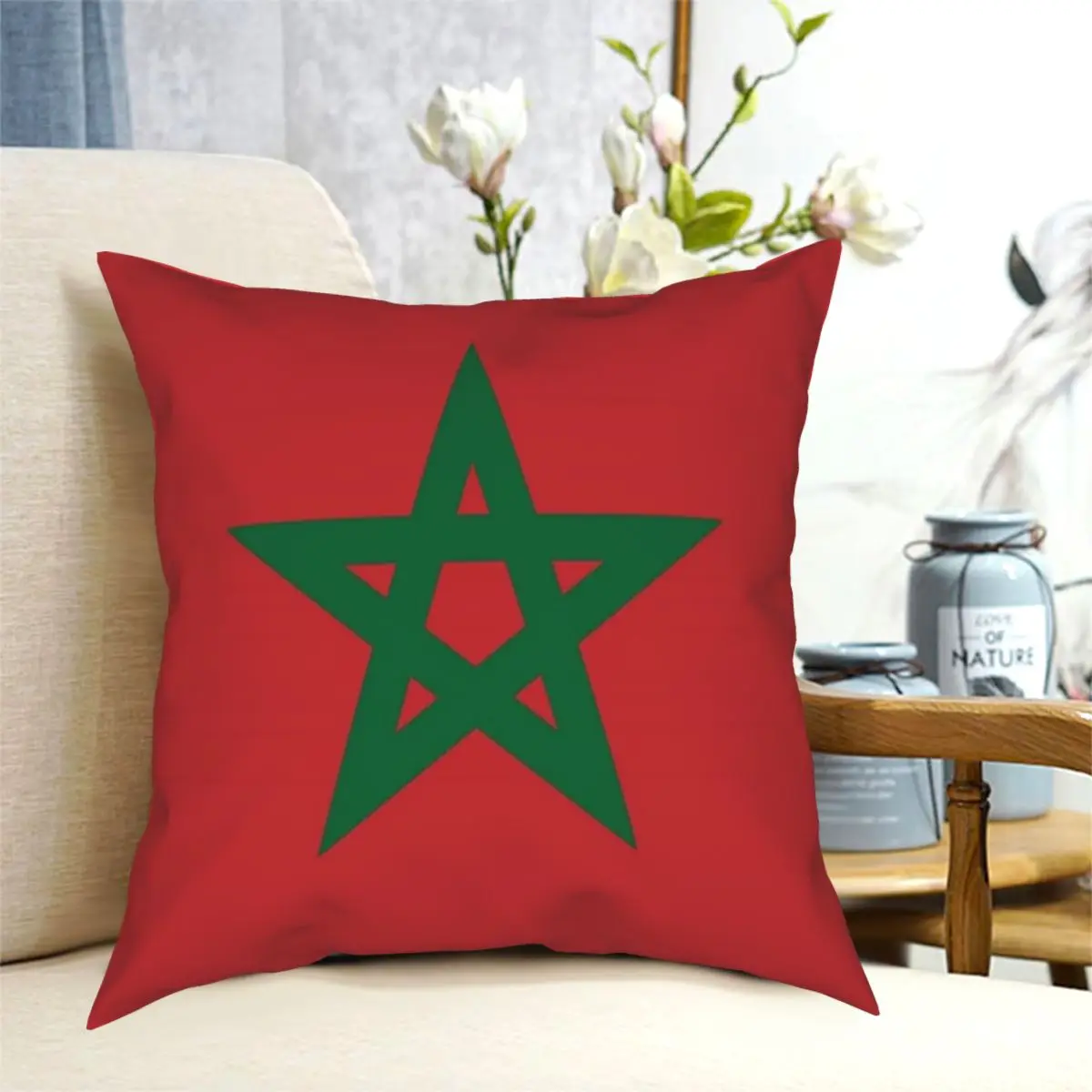 Flag Of Morocco Square Pillowcase Polyester Creative Decor Pillow Case Sofa Cushion Cover Wholesale
Flag Of Morocco Square Pillowcase Polyester Creative Decor Pillow Case Sofa Cushion Cover Wholesale