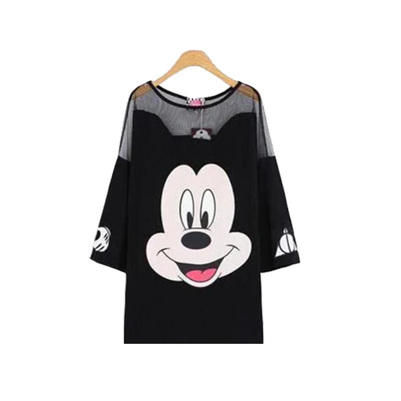 Disney Mickey Women's Dress Loose Summer Dress New Mesh Splicing Perspective Dress Loose Loose Thin Mickey Mid-length Regular
Disney Mickey Women's Dress Loose Summer Dress New Mesh Splicing Perspective Dress Loose Loose Thin Mickey Mid-length Regular