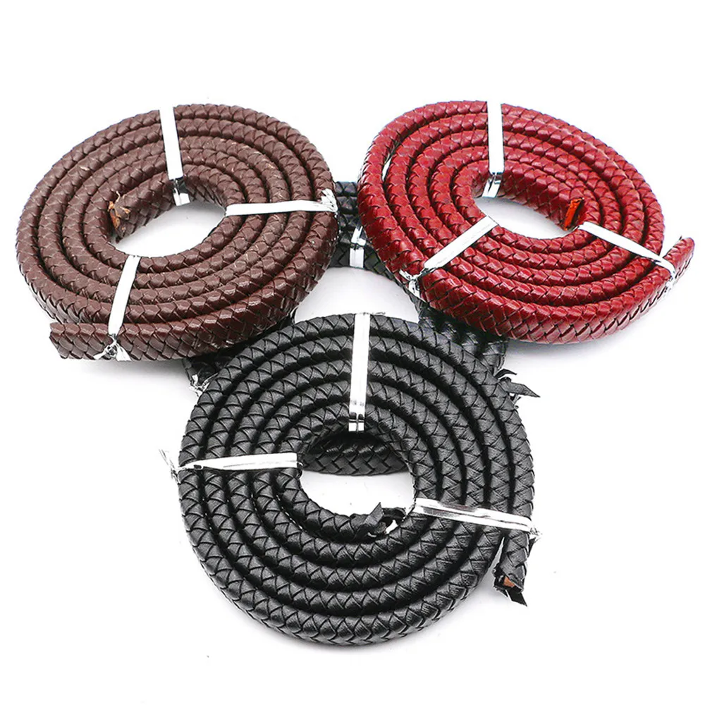 1Yard/Lot 12X6mm Braided Black Brown Real Leather Cord for Bracelet Flat Leather Rope Thread For DIY Jewelry Making Findings
1Yard/Lot 12X6mm Braided Black Brown Real Leather Cord for Bracelet Flat Leather Rope Thread For DIY Jewelry Making Findings