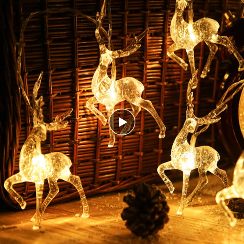 6m/40LEDs Reindeer Light String Night Lights Christmas Tree Garland Deer Fairy Lights Home Decor Landscape Lighting Free Shiping 
6m/40LEDs Reindeer Light String Night Lights Christmas Tree Garland Deer Fairy Lights Home Decor Landscape Lighting Free Shiping